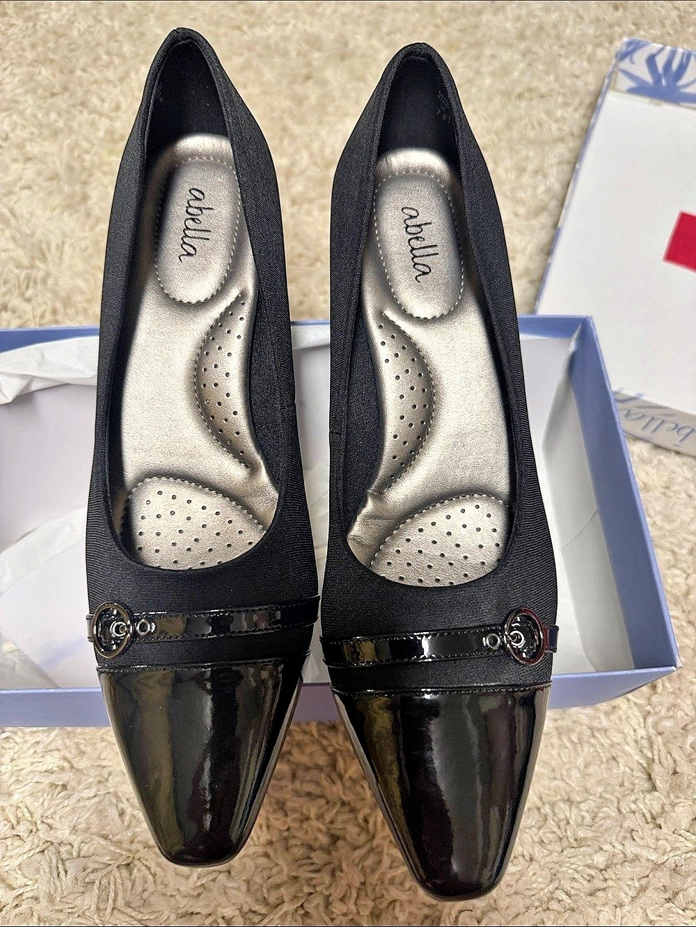 Aldo Alynn Black Patent Heels US 7.5 Like New
